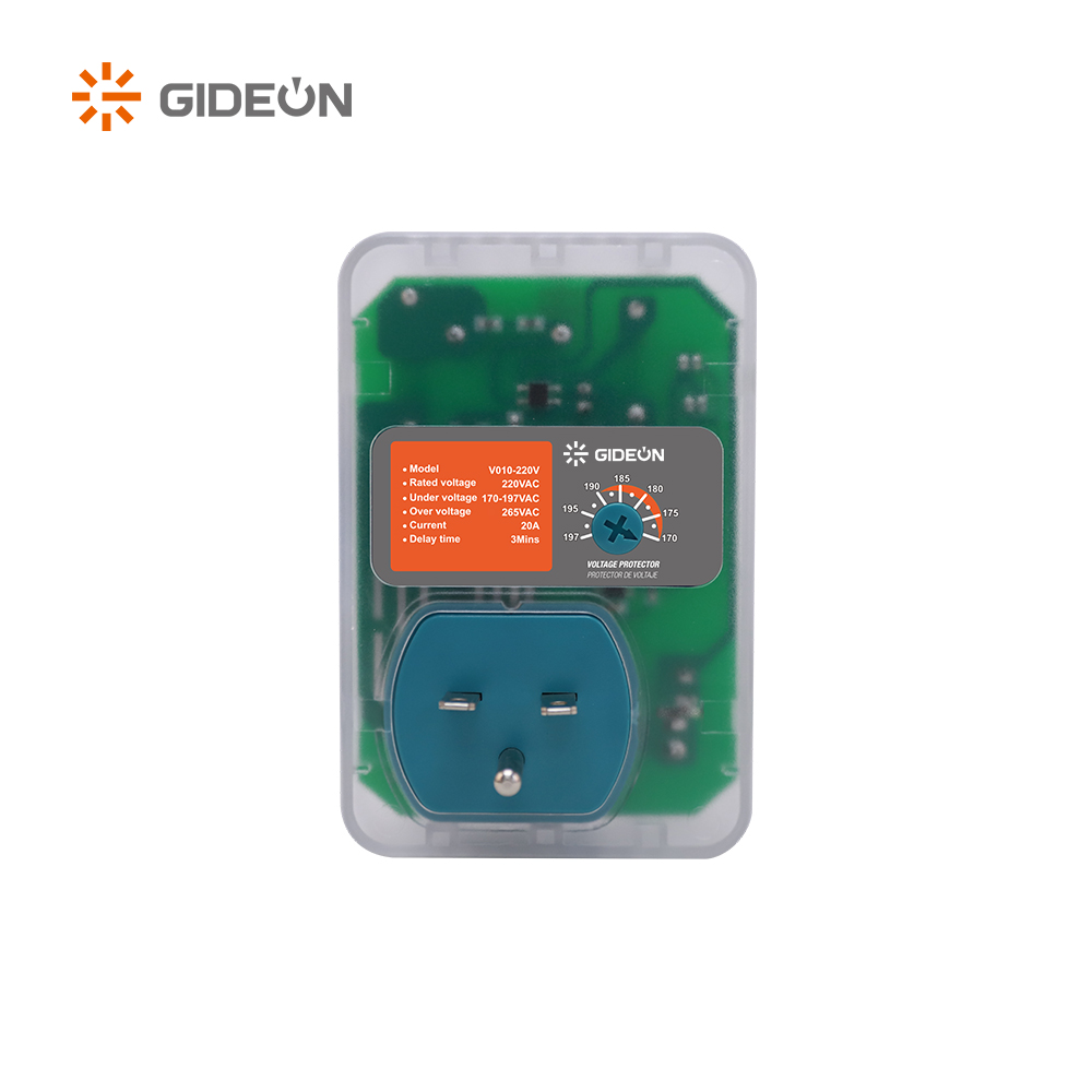 GD-V010 220V Bảo vệ điện áp có thể điều chỉnh với độ trễ 3 phút cho nhà