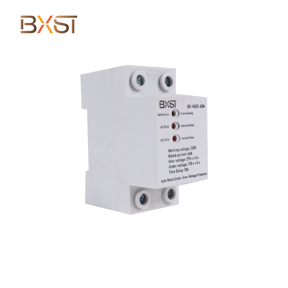 BXST đủ điều kiện DIN Rail 3 Pha bảo vệ điện áp cho Home v632-63a