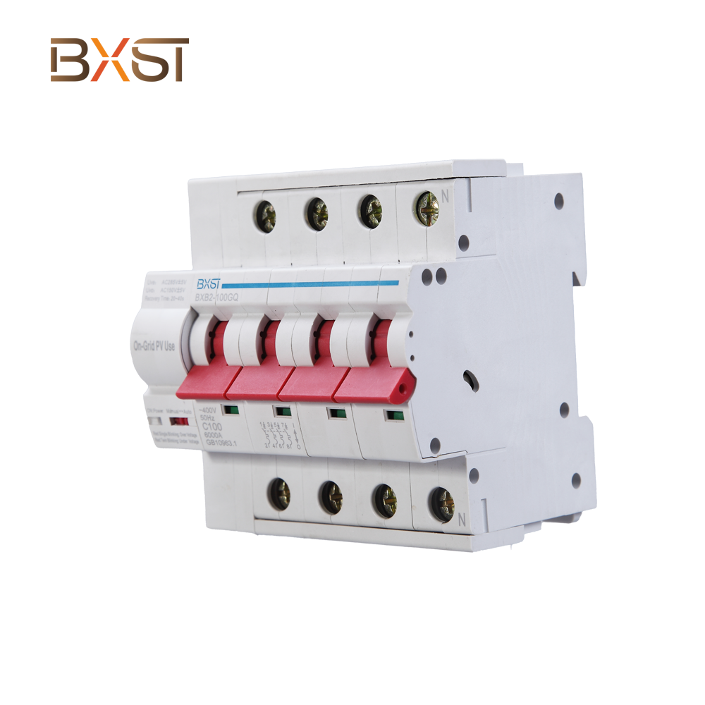 BXST DIN Rail trên và dưới Bộ bảo vệ điện áp dây V006-100-3