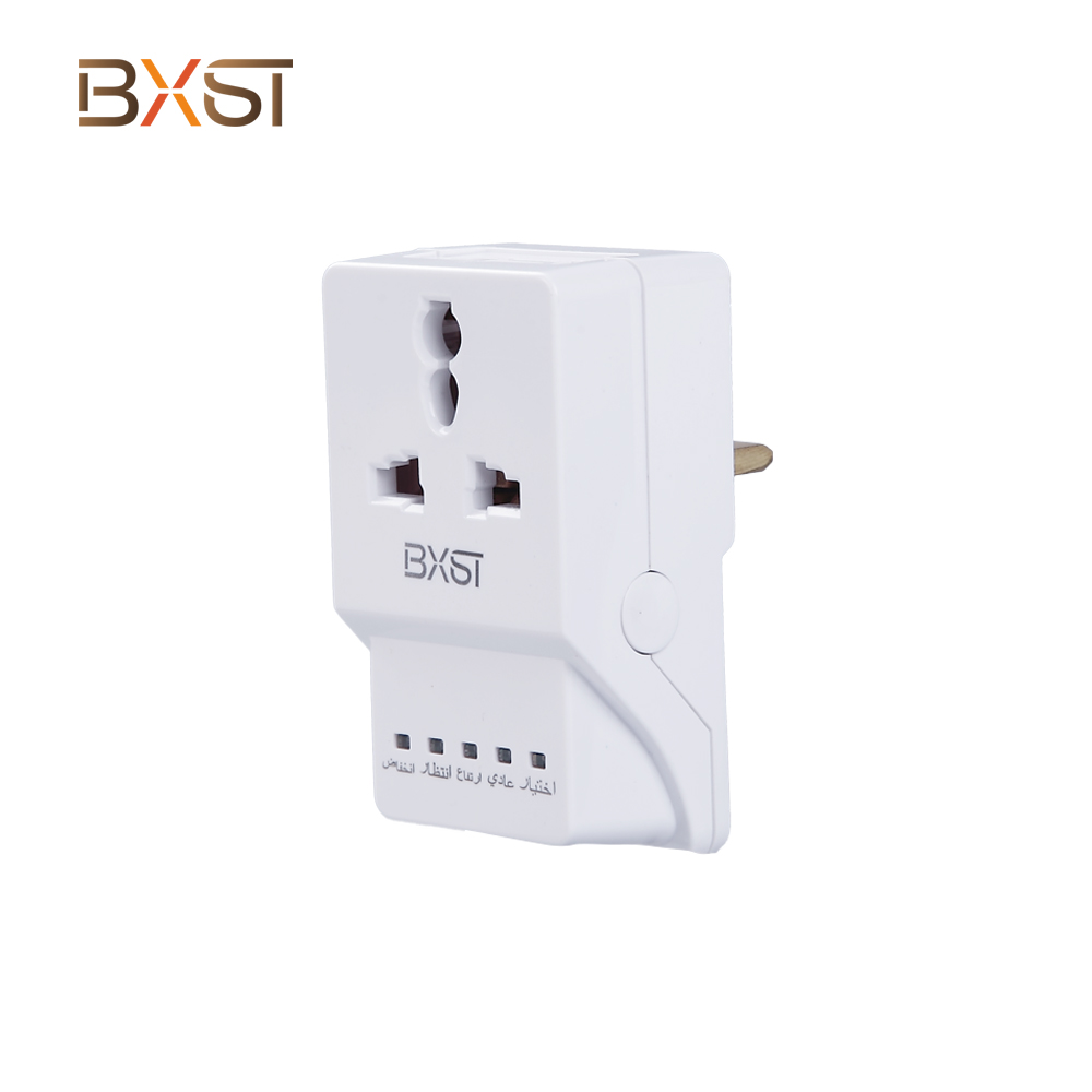 Bộ bảo vệ điện áp BXST UK với hai ổ cắm cho Home V072