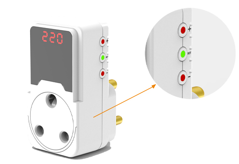 BX-V099-D-SA trên và dưới tủ lạnh Guaed Surge Protage Protector