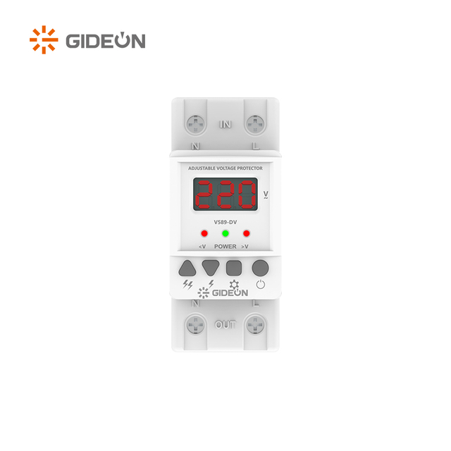 GD-V589-DV Bảo vệ DIN Rail có thể điều chỉnh với màn hình