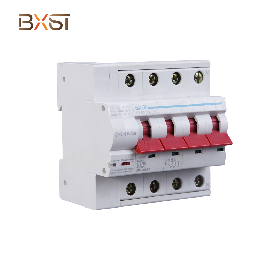 BXST DIN Rail trên và dưới Bộ bảo vệ điện áp dây V006-100-3