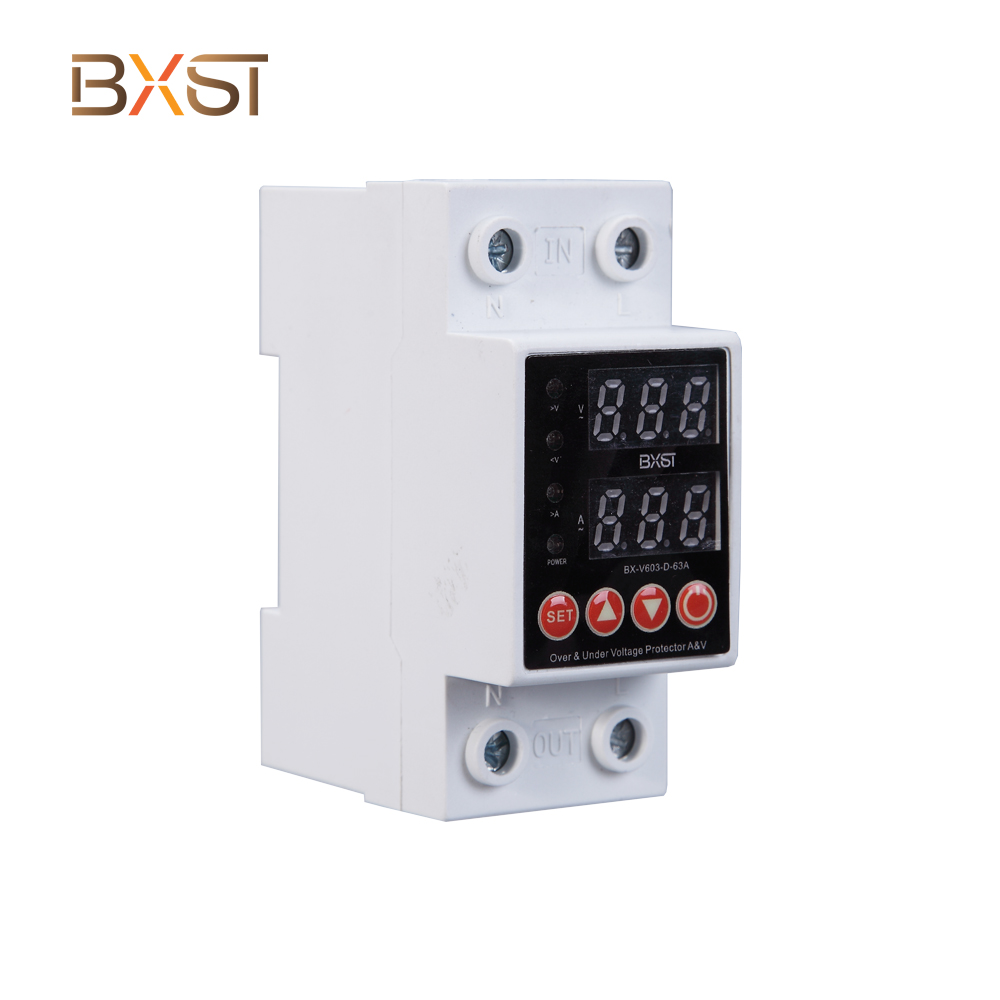 BXST DIN RAIL Điện áp bảo vệ với màn hình V603-D