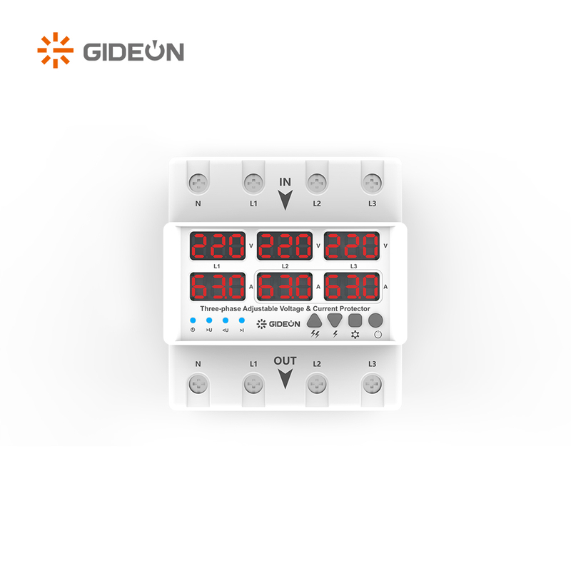 GD-V598-63A DIN Rail Type tự động ba pha tự động và bảo vệ điện áp dưới