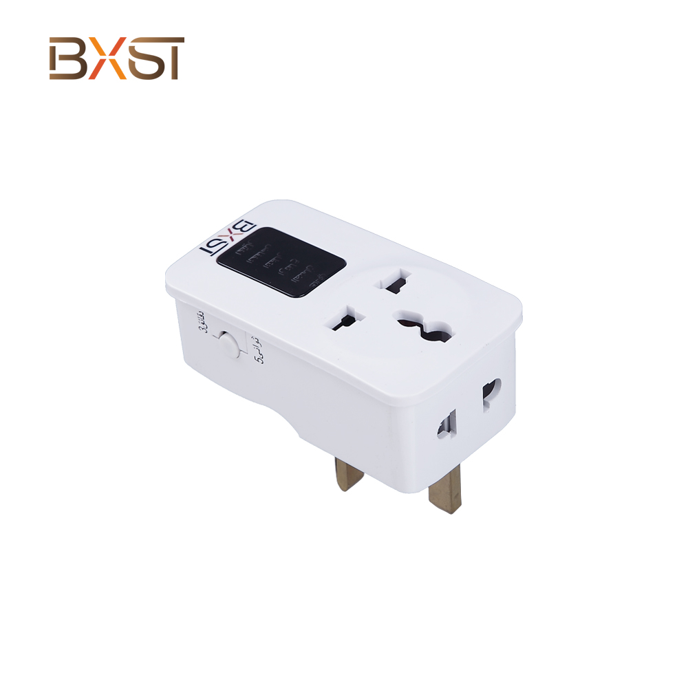 Bộ bảo vệ điện áp BXST UK với hai ổ cắm cho Home V063