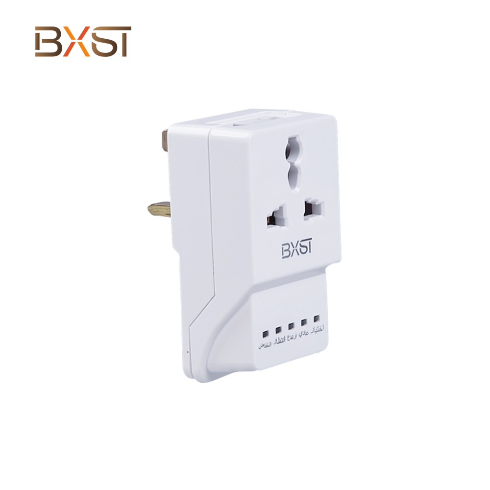 Bộ bảo vệ điện áp BXST UK với hai ổ cắm cho Home V072