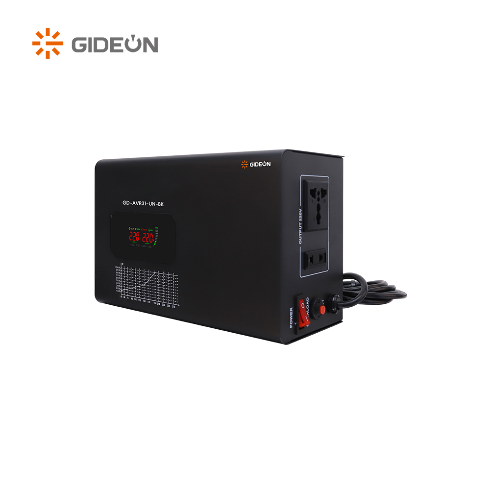 500VA-1500VA AVR31 AC Ổn định tường tự động cho nhà với màn hình kỹ thuật số