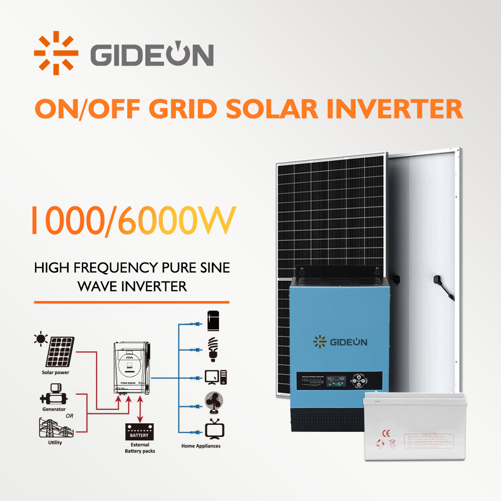 Biến tần năng lượng mặt trời di động công suất cao GD-IT021 2000W có bảo vệ quá tải